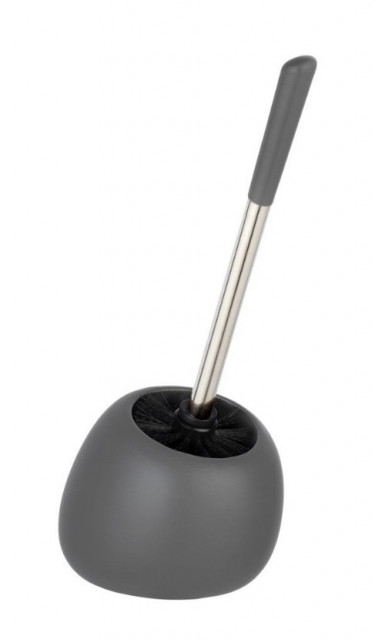 Perie pentru toaleta gri din ceramica Polaris Brush Matt Wenko