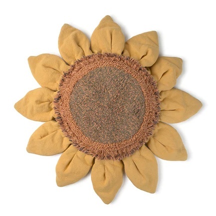 Perna de podea multicolora din bumbac 90 cm Sunflower Lorena Canals