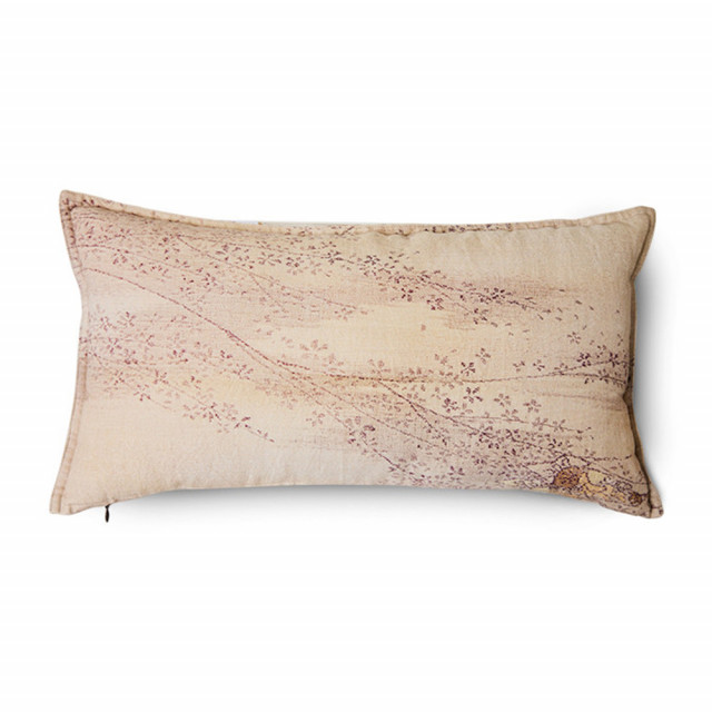 Perna dreptunghiulara crem din fibre naturale 30x55 cm Doris HKliving