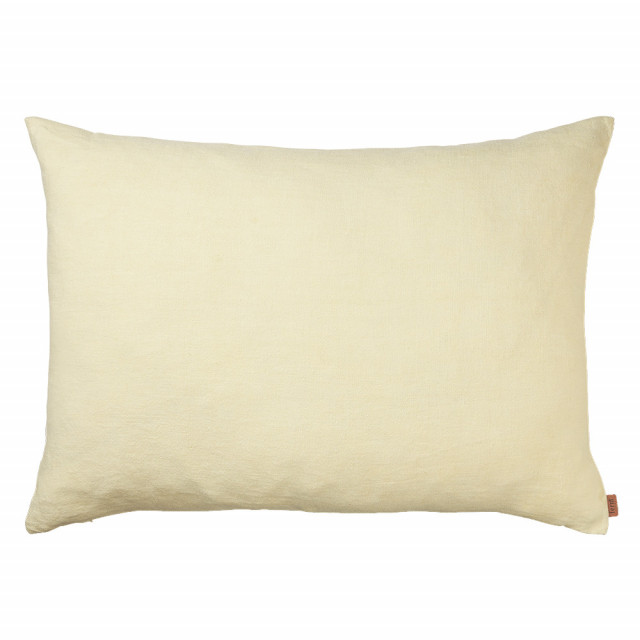 Perna dreptunghiulara galben lamaie din fibre naturale 60x80 cm Heavy Ferm Living