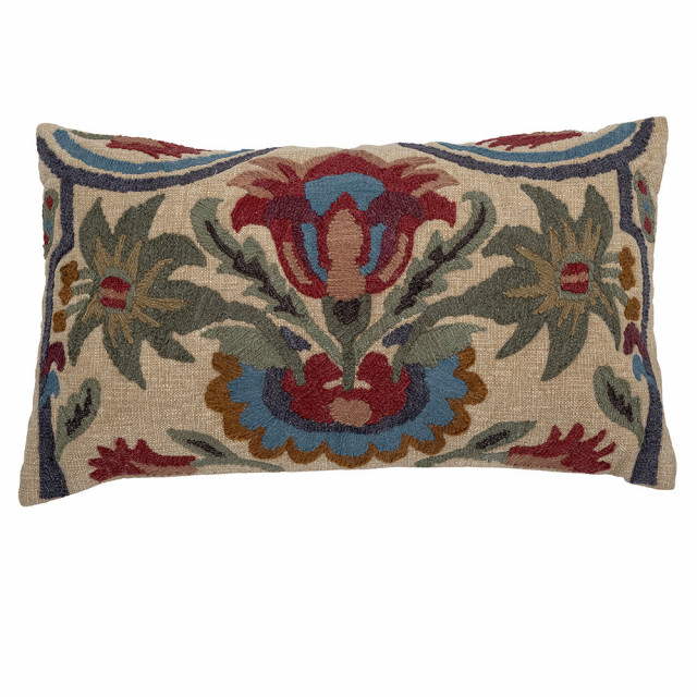 Perna dreptunghiulara multicolora din bumbac 35x60 cm Cremona Bloomingville