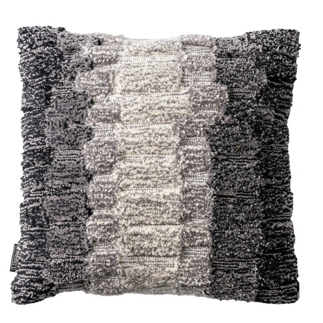 Perna patrata gri din polietilena 50x50 cm Quinton Lifestyle Home Collection