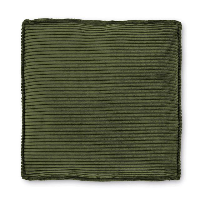 Perna patrata verde din material textil 60x60 cm Blok Kave Home