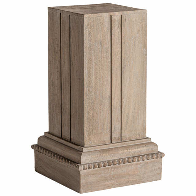 Piedestal maro din lemn 75 cm Ache Vical Home