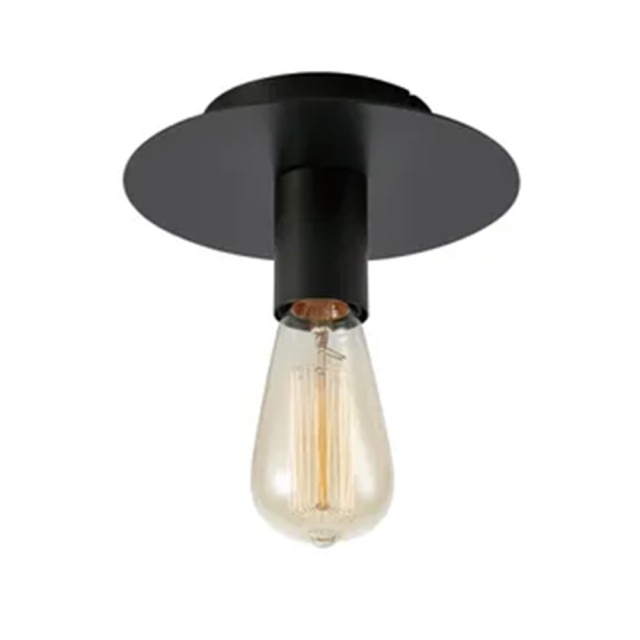 Plafoniera neagra din metal Piatto Markslojd