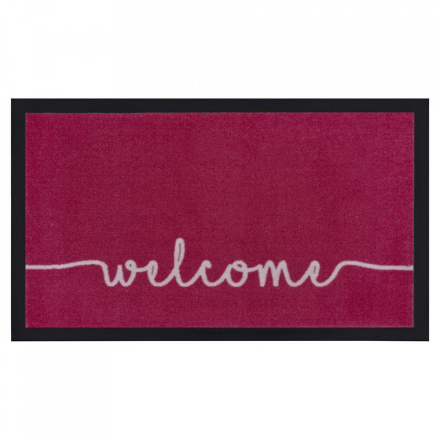 Pres pentru intrare dreptunghiular roz din poliamida 45x75 cm Printy Hanse Home