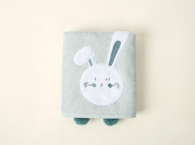 Prosop verde menta din bumbac 50x75 cm Bunny The Home Collection