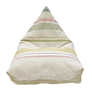 Puf dreptunghiular multicolor din bumbac 55x85 cm Cleo Lorena Canals