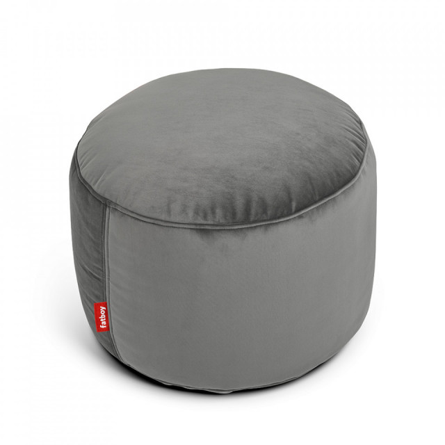 Puf grej din poliester reciclat 50 cm Point Fatboy