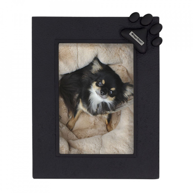 Rama foto neagra din polirasina 17x22 cm Paw Dog Happy-House