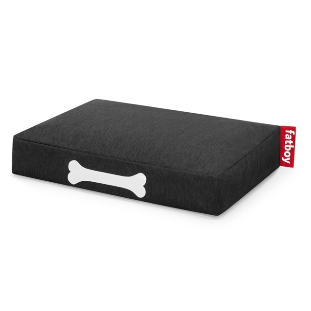Saltea gri inchis pentru caini din fibre sintetice 60x78 cm Doggielounge Fatboy