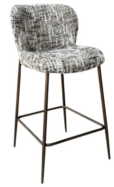Scaun bar multicolor din textil Odarby Richmond Interiors