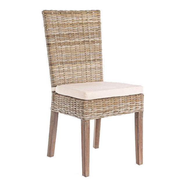 Scaun exterior dining maro din textil Tavira Bizzotto
