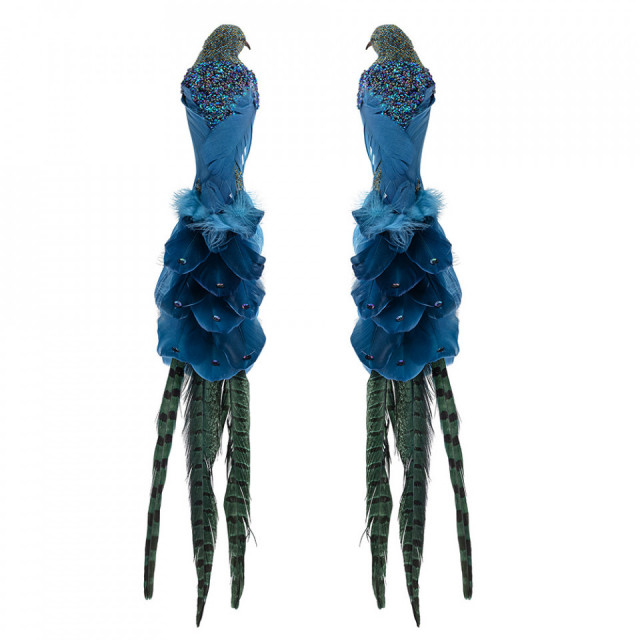 Set 2 decoratiuni albastre din fibre naturale 8 cm Payton Bloomingville