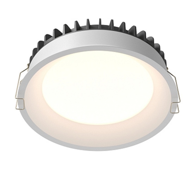 Spot alb din metal cu LED Downlight Okno 1840 Maytoni