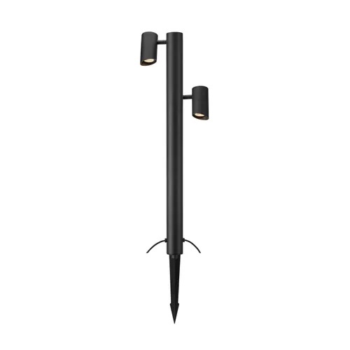 Spot pentru exterior negru din metal cu 2 LED-uri Garden Pole Markslojd