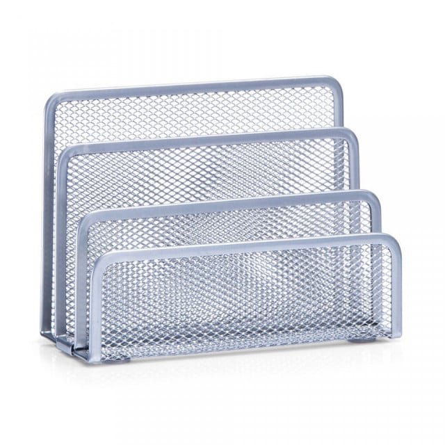 Suport pentru dosare gri din metal Mesh Zeller