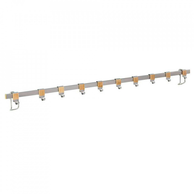 Suport pentru ustensile gri din metal Rail Wenko