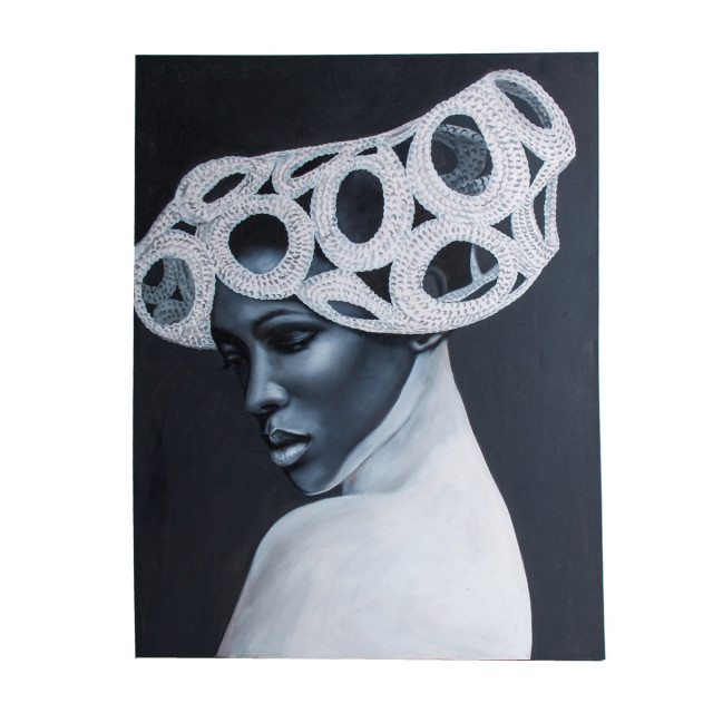Tablou alb/negru din canvas 140x180 cm Lizeth Vical Home