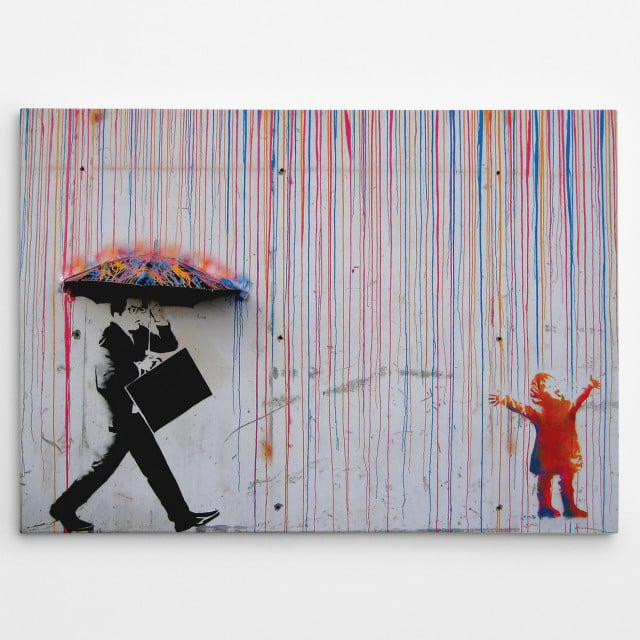 Tablou multicolor din bumbac 50x70 cm Umbrella The Home Collection