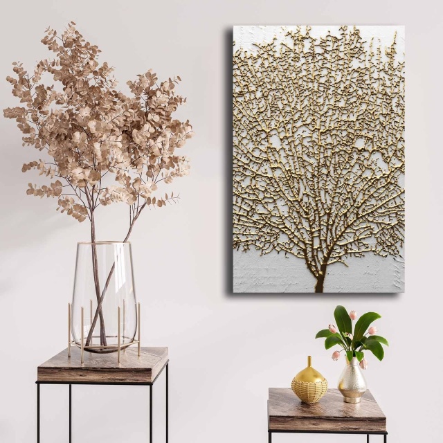 Tablou multicolor din fibre naturale 45x75 cm Hope The Home Collection
