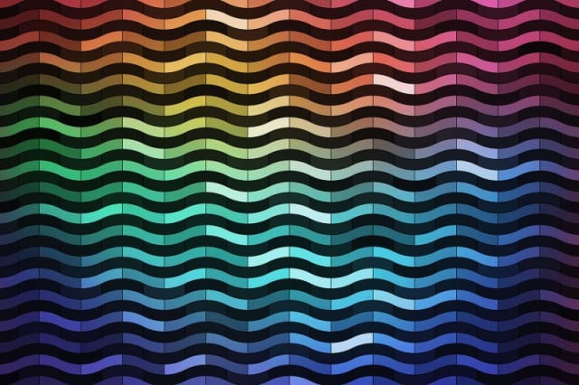 Tapet multicolor din hartie Rainbowwave Rebel Walls