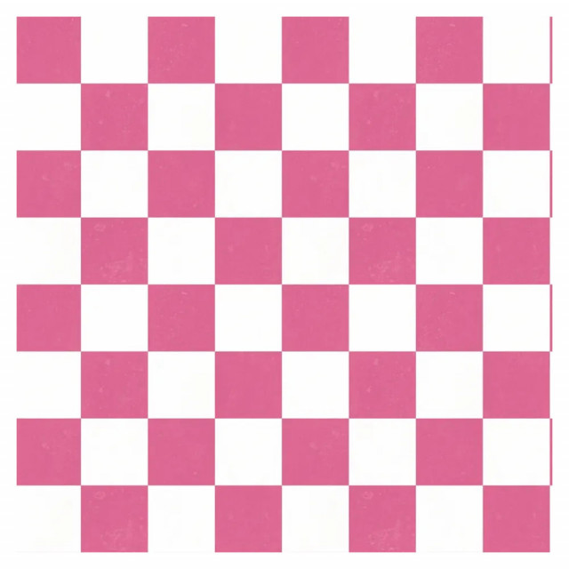 Tapet roz din hartie cu fibre de nailon Chess Rebel Walls