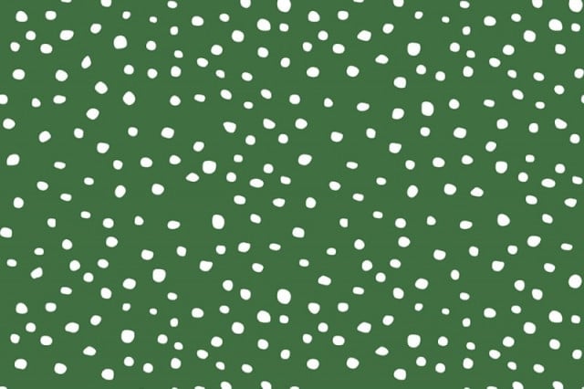 Tapet verde din hartie Rebel Dot Basil Rebel Walls