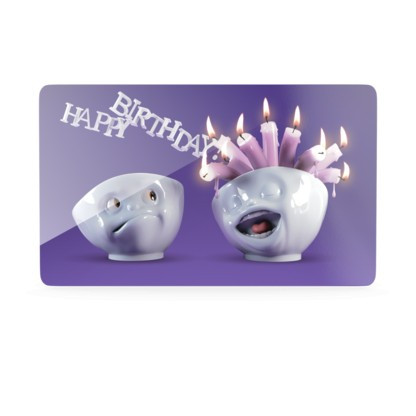 Tocator dreptunghiular multicolor din lemn 14x23 cm Happy Birthday Tassen