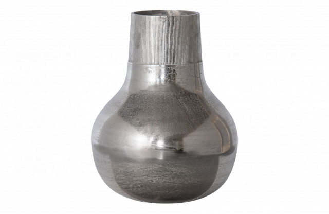 Vaza argintie din aluminiu 46 cm Metal BePureHome