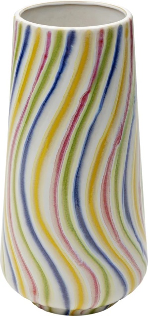 Vaza multicolora din ceramica 32 cm Rivers Kare