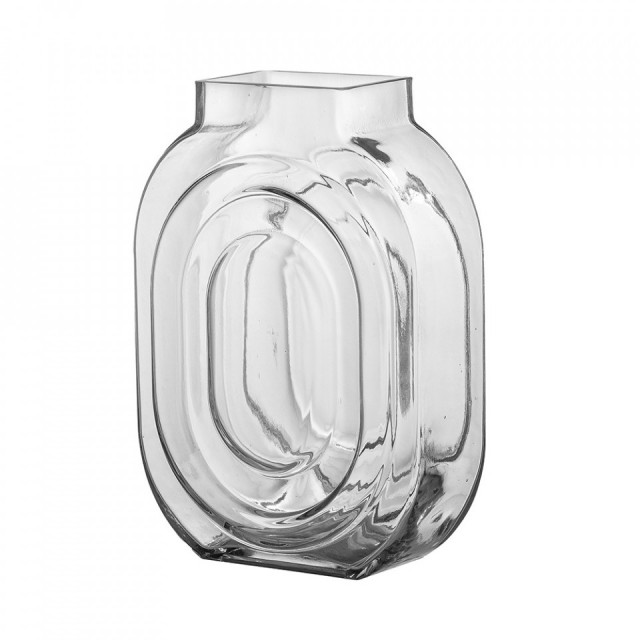 Vaza transparenta din sticla 25 cm Rafi Creative Collection