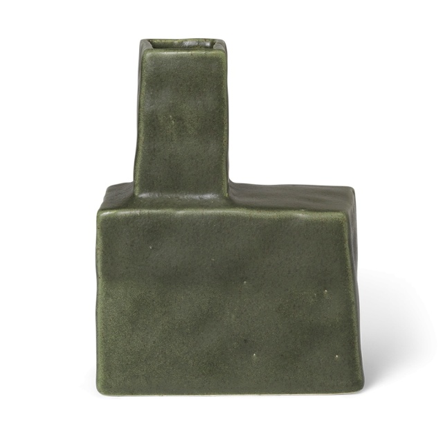 Vaza verde inchis din ceramica 20 cm Koa Ferm Living