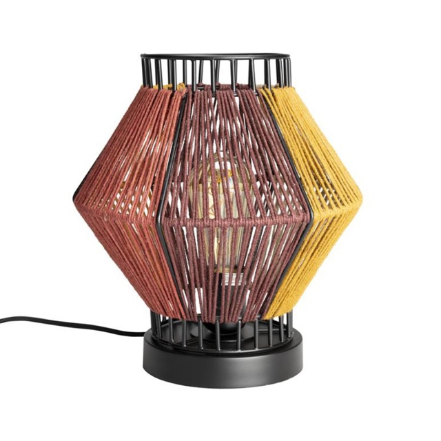 Veioza multicolora din metal 26 cm Surya Dutchbone