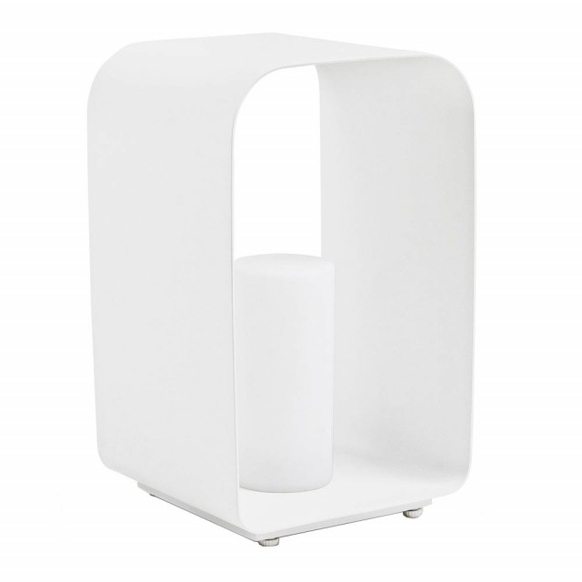 Veioza pentru exterior alba din metal 45 cm Ridley Bizzotto