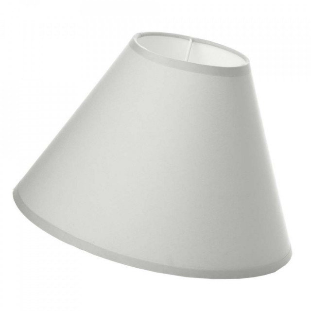 Abajur gri deschis din poliester si polipropilena Kolente Small The Home Collection