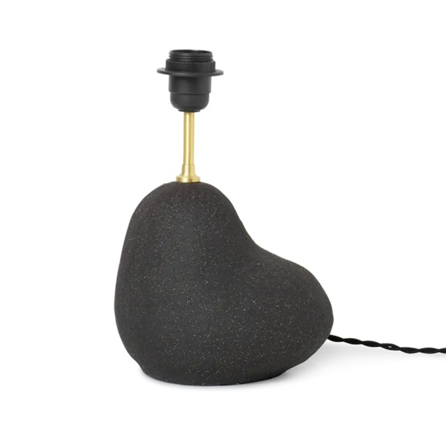 Baza veioza neagra din ceramica 30 cm Hebe Ferm Living