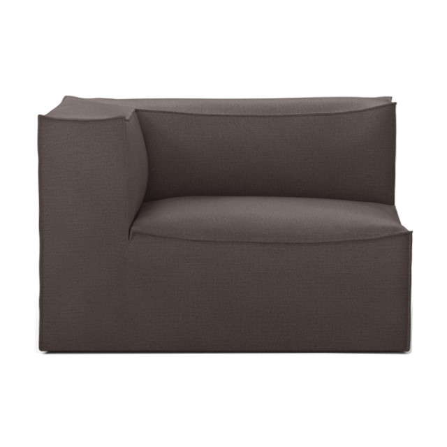 Canapea modulara maro din textil 120 cm Catena Armrest Left Hot Ferm Living