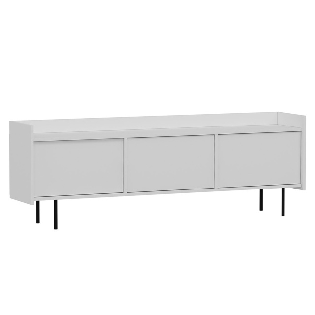 Comoda TV alba din lemn 184 cm Atlas The Home Collection