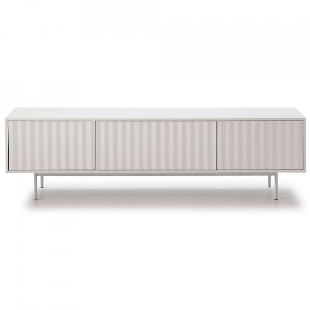 Comoda TV alba din metal 180 cm Sierra Teulat
