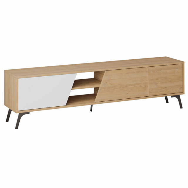 Comoda TV alba/maro 180 cm Fiona The Home Collection