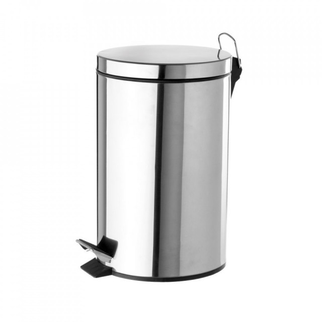 Cos de gunoi argintiu din inox 5 L Ella The Home Collection