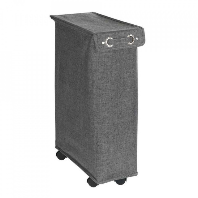 Cos de rufe negru/alb din fibre 43 L Corno Wenko