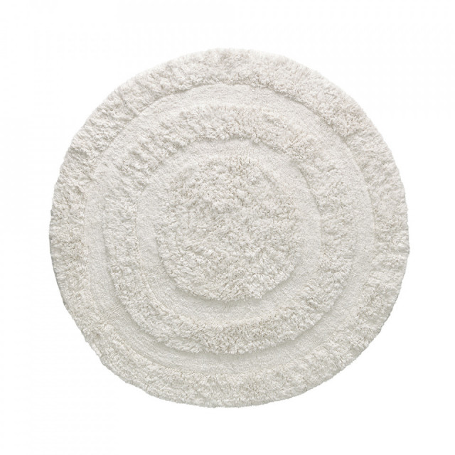 Covor alb din material textil 120 cm Eligia Kave Home
