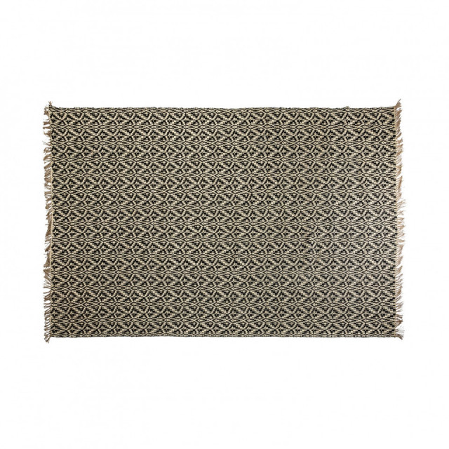 Covor alb/negru din iuta 200x320 cm Dakota Vical Home