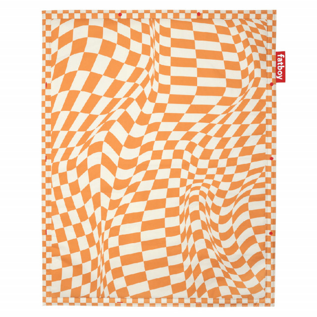 Covor galben/alb din fibre sintetice 140x180 cm Flying Carpet Waves Fatboy
