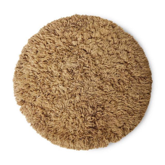 Covor maro caramel din fibre naturale 200 cm Fluffy HKliving