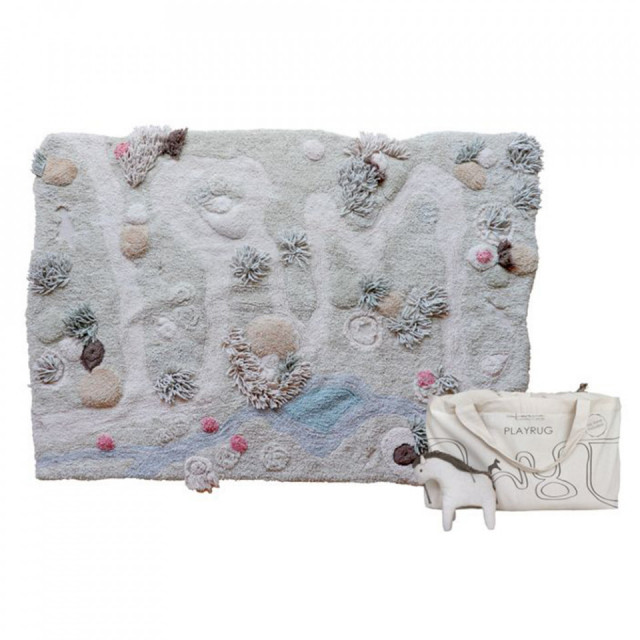 Covor multicolor din bumbac 120x160 cm Path Of Nature Lorena Canals