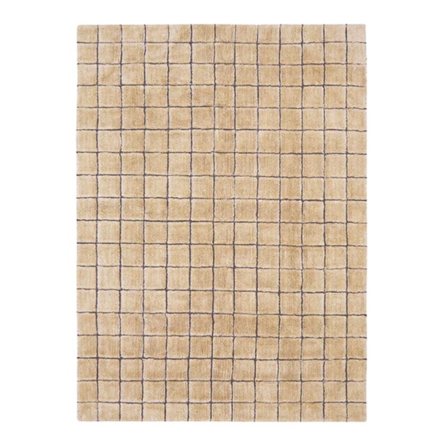 Covor pentru copii maro chihlimbar din fibre naturale 170x240 cm Mosaic Lorena Canals