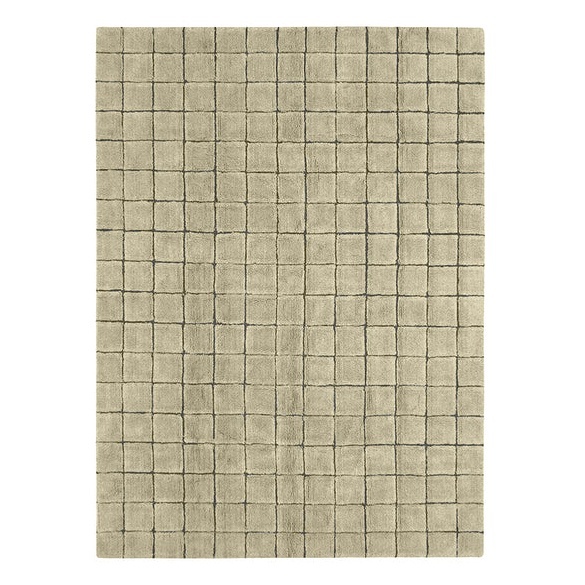 Covor verde muschi/gri din fibre naturale 230x300 cm Mosaic Lorena Canals